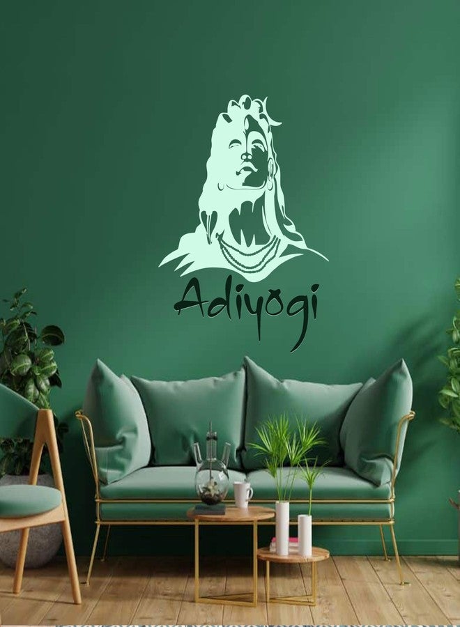 استنسل ستينكارت للرسم على الجدران المنزلية، تصميم استنسل جداري قابل لإعادة الاستخدام لأديوجي شيفا لتزيين الجدران (16 بوصة × 24 بوصة) - تصميم قابل لإعادة الاستخدام يمكنك صنعه بنفسك، مناسب للمنزل والمكتب (عبوة من قطعة واحدة) - Image 5